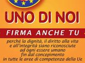 Firma anche campagna pro-life: “Uno noi”