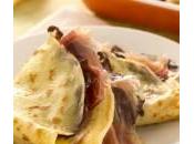 Crespelle radicchio, speck fontina gratinate forno