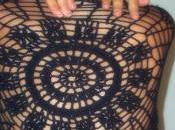 mandala black doily