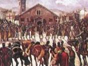 dipinto Amos Nattini ricostruisce degli avvenimenti celebrati medioevo fidentino