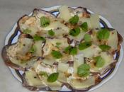 Carpaccio light melanzane menta