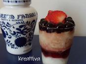 Semifreddo crema latte yogurt amarene