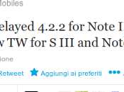 Galaxy Note aggiornamento Android 4.2.2 Jelly Bean rinviato!