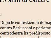 Vietato fischiare Berlusconi: rischia galera fino anni