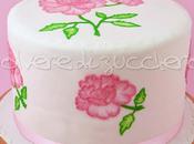 Torta Brush Embroidery fiori: corso