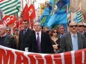 CGIL, CISL manifestano insieme Roma