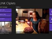 Cliplets BLINK condividere tuoi clip video amici windows 8.1, ideale tablet desktop
