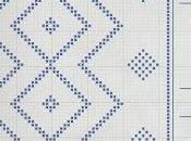 Schemi peer filet: Copriletto cotone inserti filet