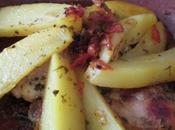 Profumi sapori mediterraneo: tajine poulet, pommes terre safran