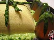 Budino lupini aromatizzato alla salvia limone gelatine pesto asparagi: anche caldo scongiurato!