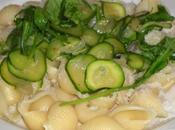 Conchiglie zucchine rucola