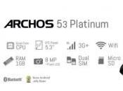 Archos Platinum: Ecco specifiche tecniche prezzo