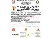 Dicembre 2010:" Marcia Misericordia" Trofeo Podistico Lucchese Prova G.S. Misericordia Monsummano.