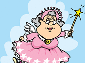 Gocce primavera fata anziana.