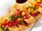 Bruschette peperoni mais