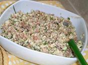 Farro, zucchine "formaggio" anacardi