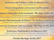 Sicilia sicilianità protagoniste dell'Heritage Festival