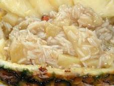 Risotto tropicale all'ananas, mandorle curry