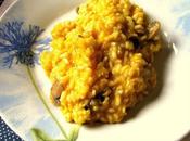 Risotto giallo zucca funghi