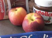 Strudel alle pesche cioccolato.