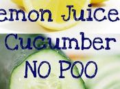 Summer No-Poo: Cucumber Lemon juice