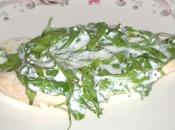 Petti pollo forno panna rucola semi papavero