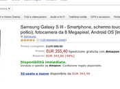 Samsung Galaxy disponibile euro spedizione Amazon Prime