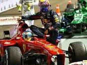 Webber penalizzato l'autostop Alonso