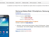 Samsung Galaxy Note Garanzia Italia disponibile euro Amazon invece euro!