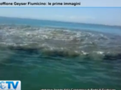 FIUMICINO Spunta altro Geyser mare +Video