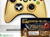 Monster Hunter Frontier controller dorato Xbox