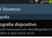 Come criptare dati dispositivo Android