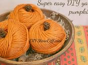 Halloween DIY: zucca lana corda, cotone, o....)
