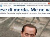 Berlusconi intercettato dice ITALIA PAESE MERDA, breve andrò
