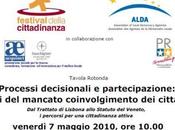 Evento maggio Festival della Cittadinanza Padova: Processi decisionali partecipazione