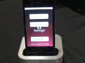 Iomega SuperHero Backup Dock iPhone