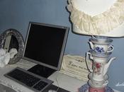 shabbychic, lampada ripensata