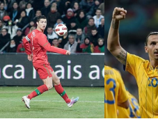 Mondiali, playoff: Cristiano Ronaldo contro Ibrahimovic