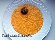 Risotto zucca burro mandorle zenzero limone