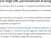 Google+ offre l’URL personalizzato gratis,