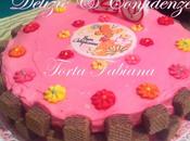 Torta Fabiana: torta wafers compleanno Fabiana