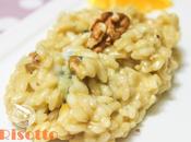 risotto all’arancia noci, mantecato gorgonzola