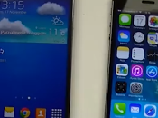 Samsung Galaxy iPhone video confronto