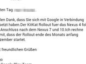 Android Kitkat sarà rilasciato breve Nexus