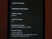 Android KitKat Nexus 2012