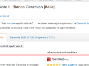 Offerta speciale: Samsung Galaxy Note Bianco Garanzia Italia Flip Cover Originale euro Amazon