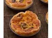 Finger food: mini quiche funghi, cotto porri