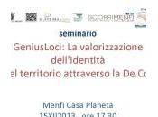 GeniusLoci De.Co. Sicilia presentazione Menfi