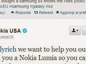 Nokia offre Lumia utente Samsung galaxy aveva preso fuoco