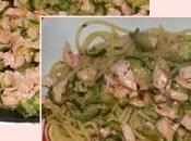 Spaghetti salmone zucchine